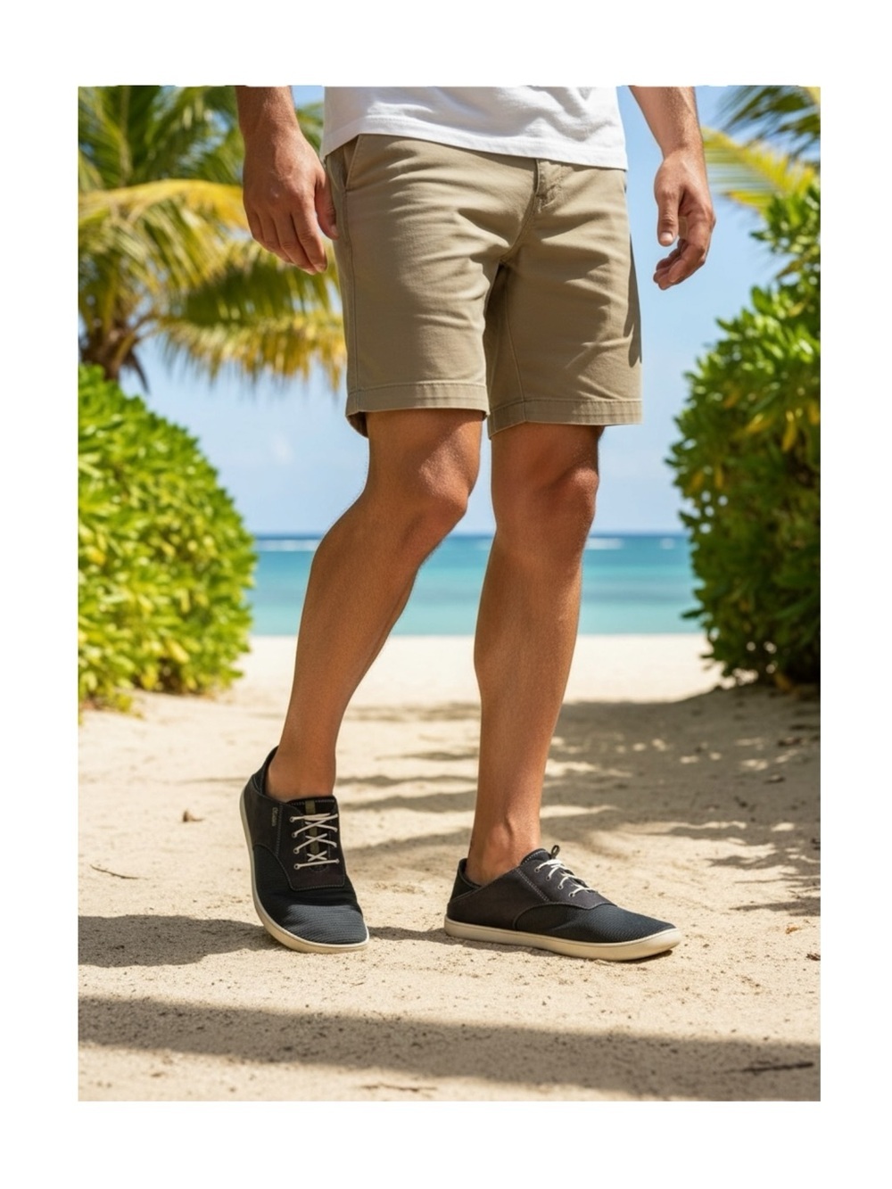 OluKai ʊ Nohea Moku Boat Shoe Drop In Heel Sneaker  ʊ Black ʊ 12M 45 ʊ Wet Dry